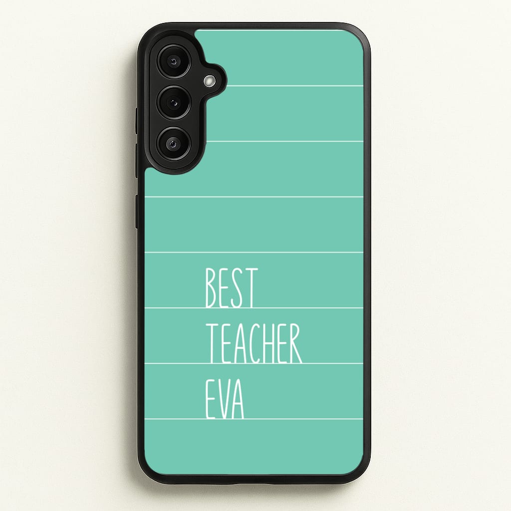Best Teacher Eva Galaxy A34 Case
