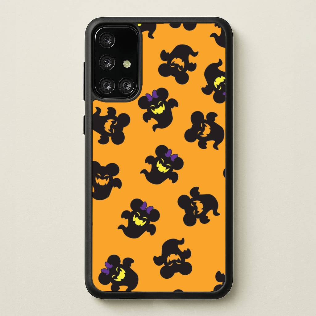 Mouse Ghosts Pattern Galaxy A71 Case