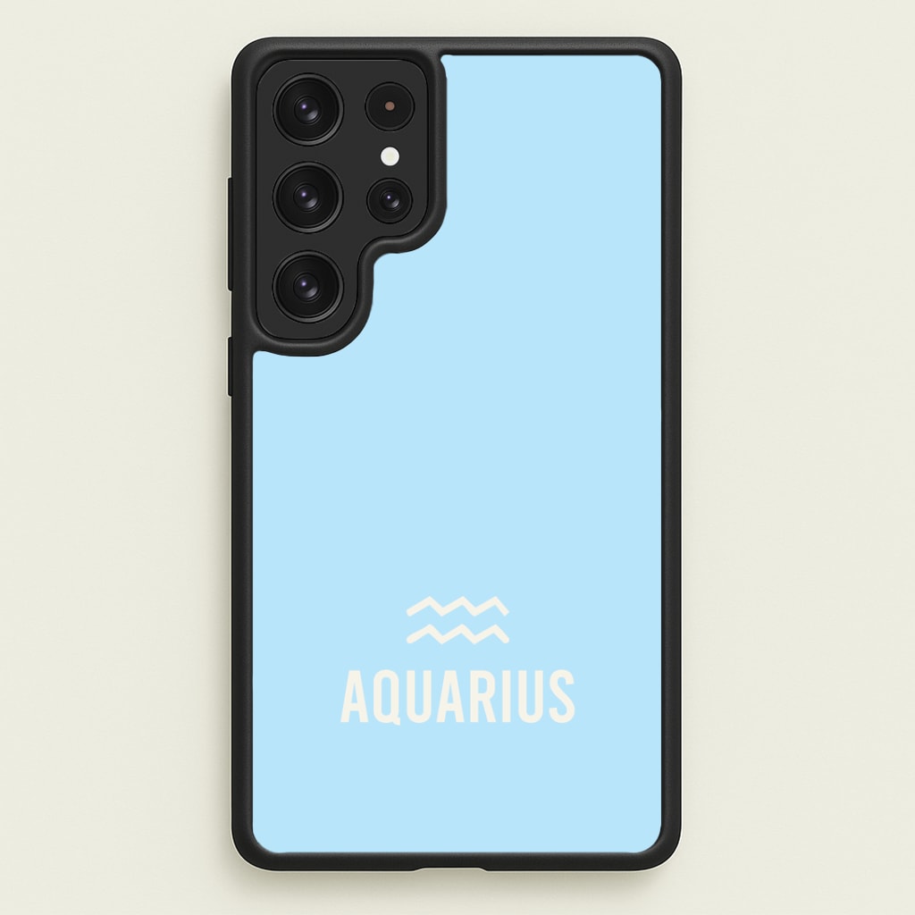 Aquarius Pastel Zodiac Galaxy S23 Ultra Case