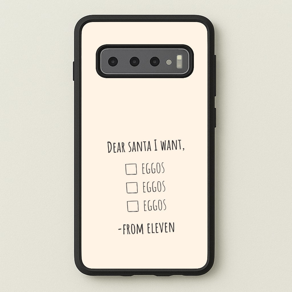 Eleven's Christmas List Galaxy S10 Plus Case