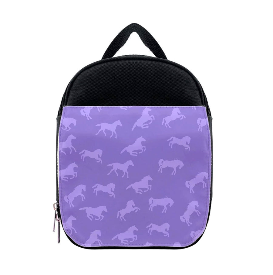 Purple Horse Pattern - Horses Lunchbox