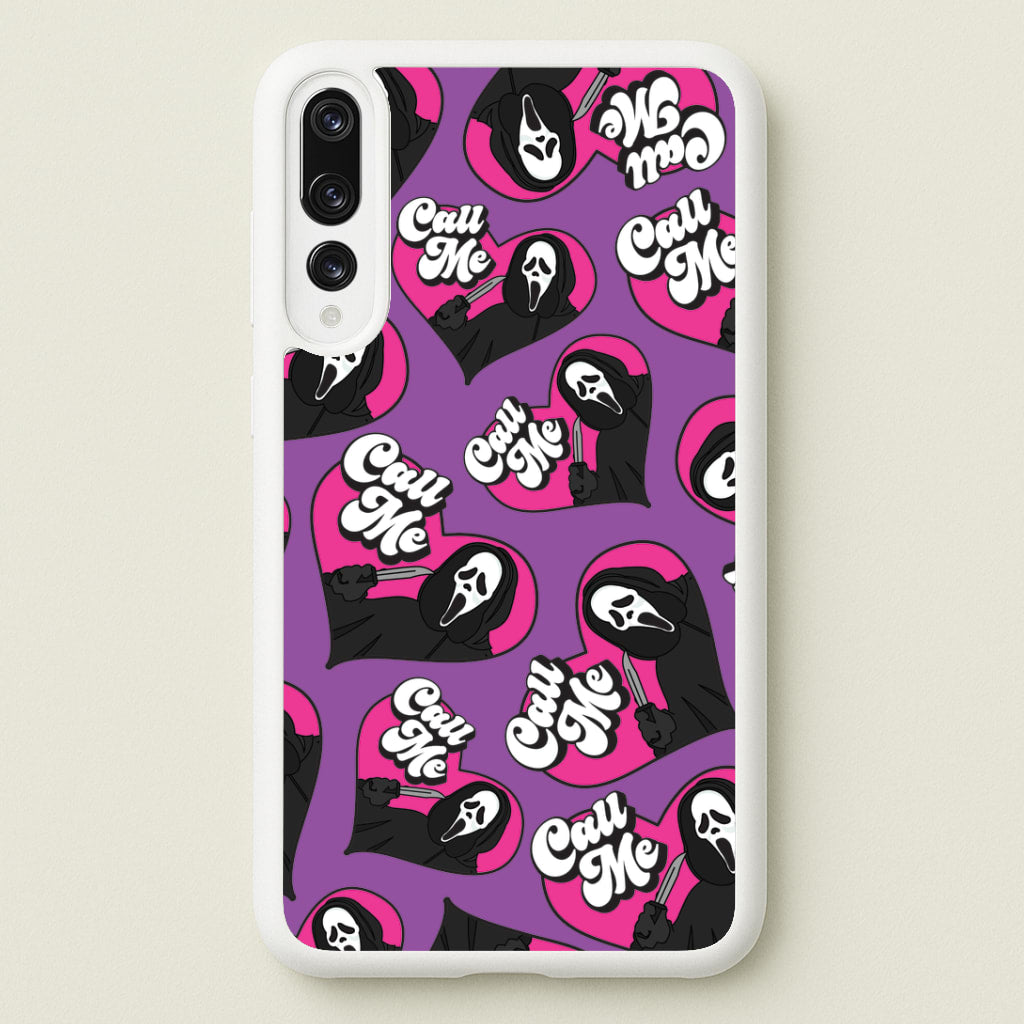 Call Me Heart Pattern Huawei P20 Pro Case