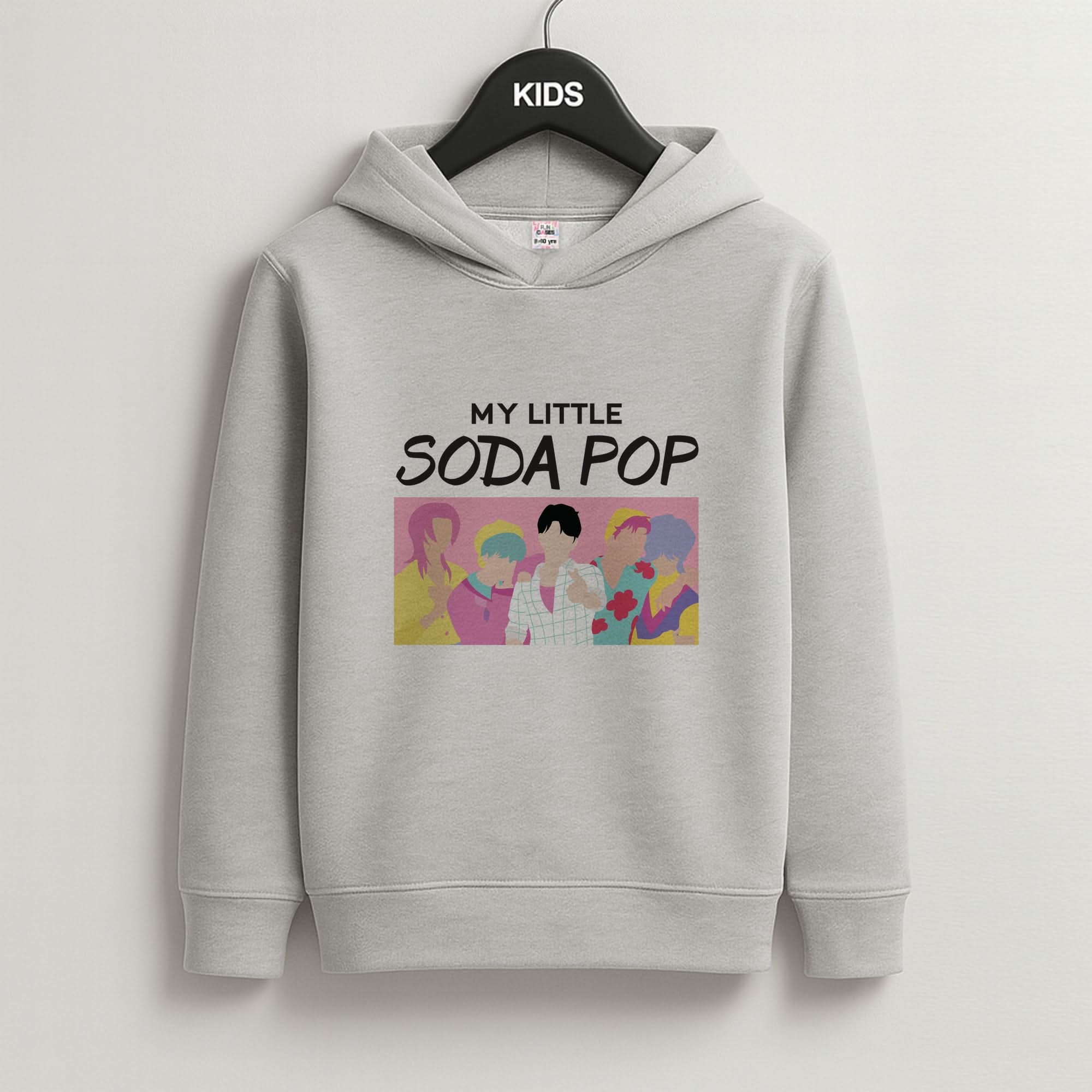 My Little Soda Grey Kids Hoodie
