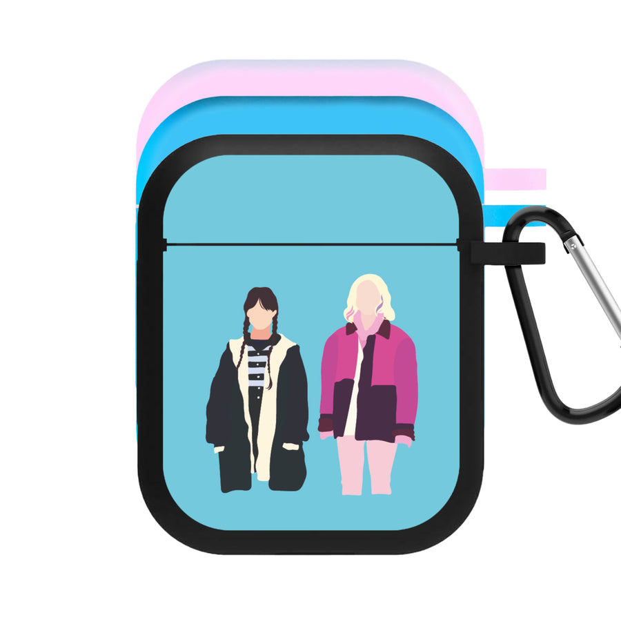 Enid Sinclair And Wednesday - Wednesday AirPods Case