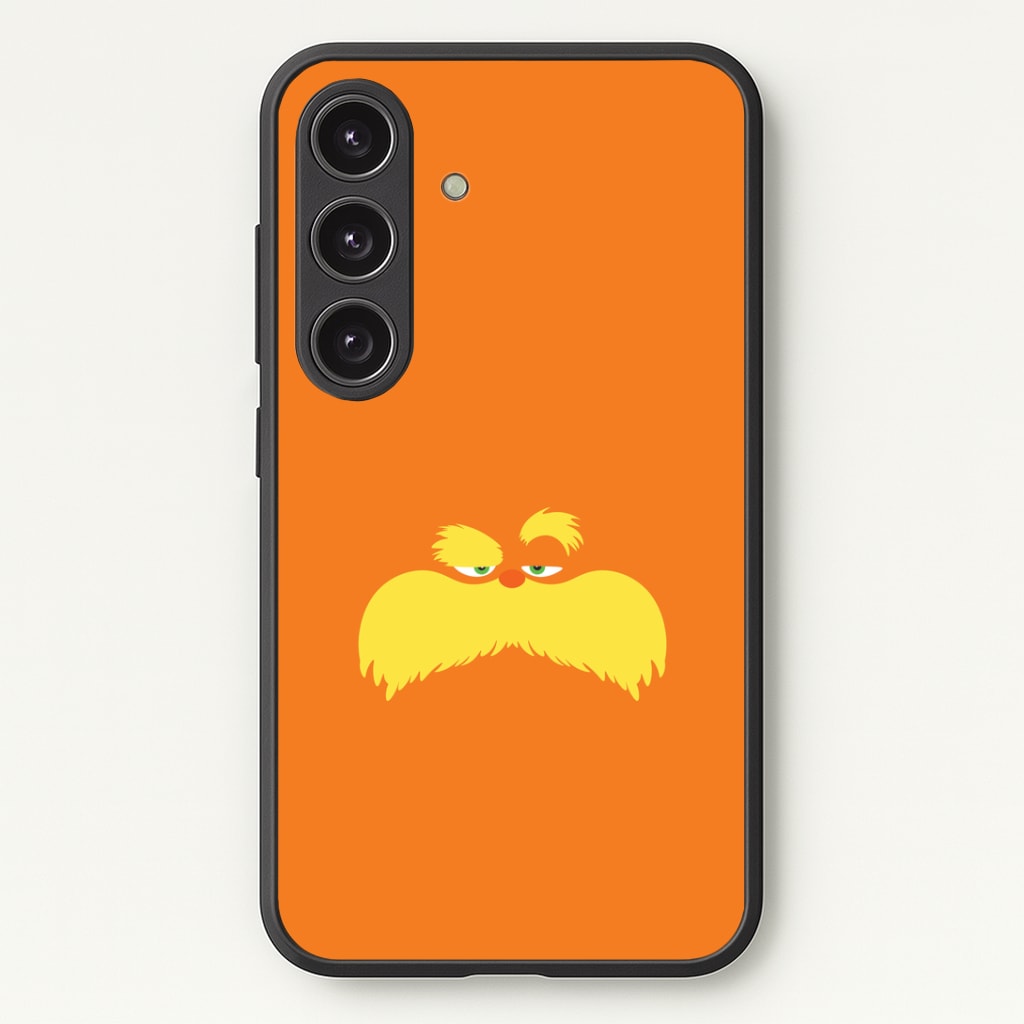 Orange Tree Creature Face Galaxy S25 Plus Case