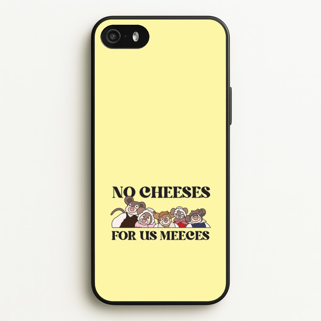 No Cheeses For Us Meeces II iPhone 5 / 5s / SE 2016 Case