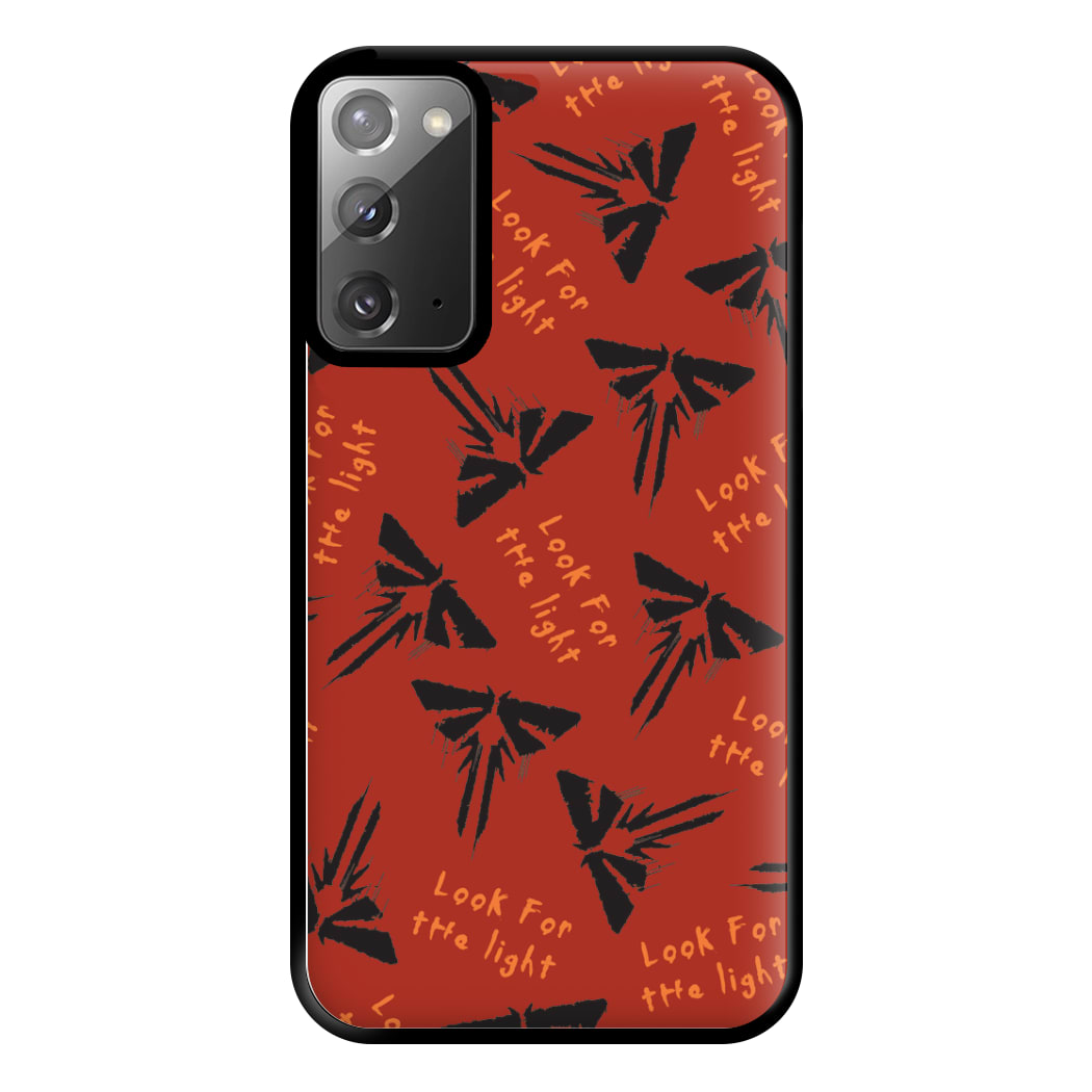 Look For The Light Firefly Pattern Galaxy Note 20 Ultra Case