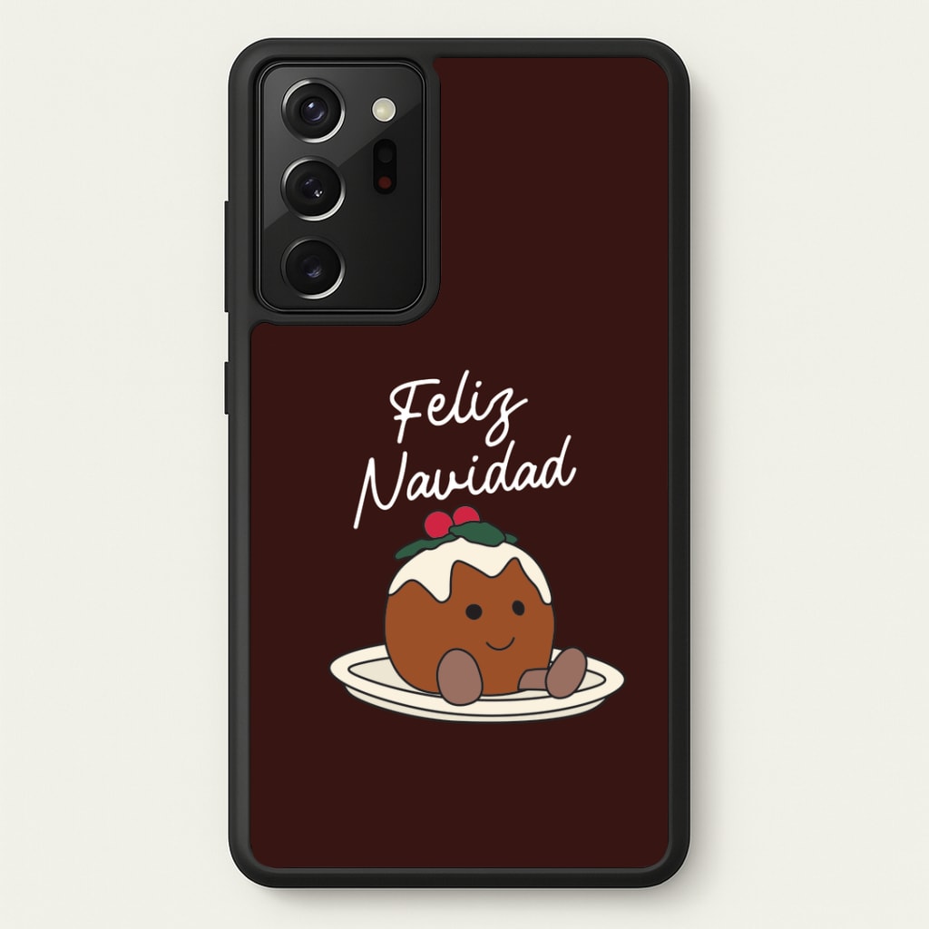 Christmas Pudding Plush Galaxy Note 20 Ultra Case