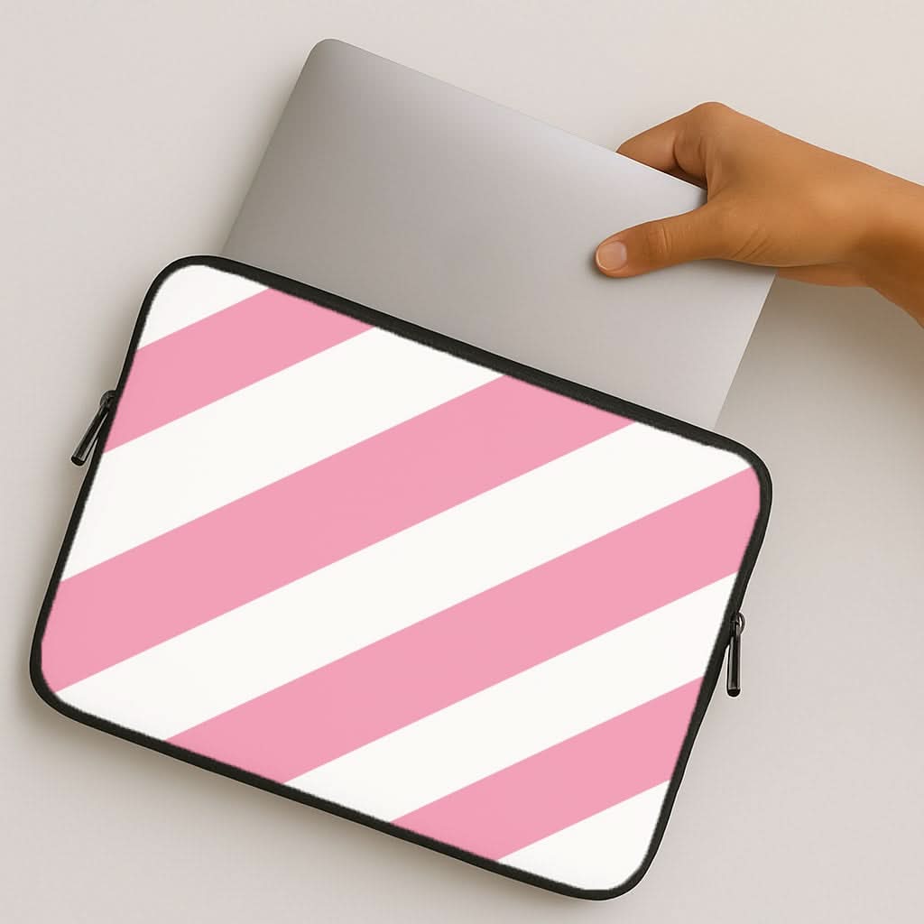 Candy Cane Stripes MacBook Cover