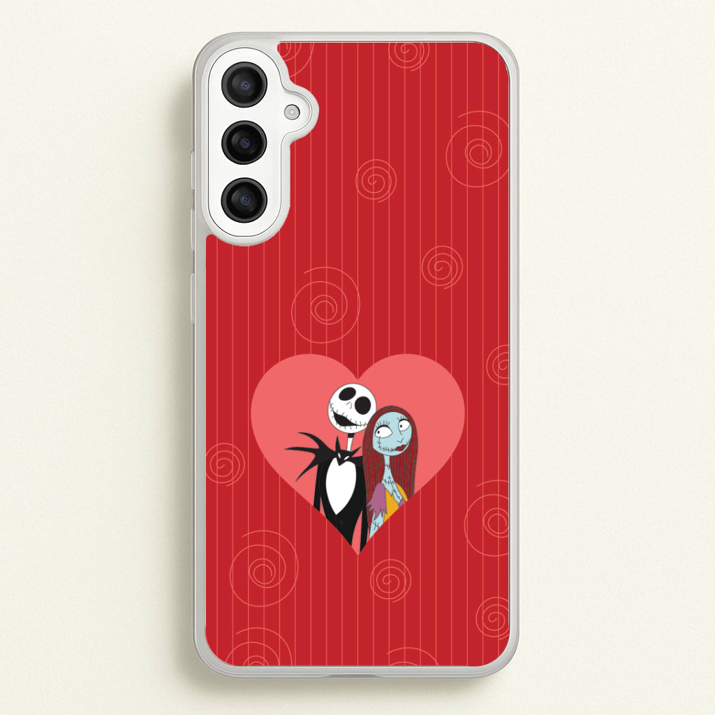 J And S Heart Galaxy A34 Case