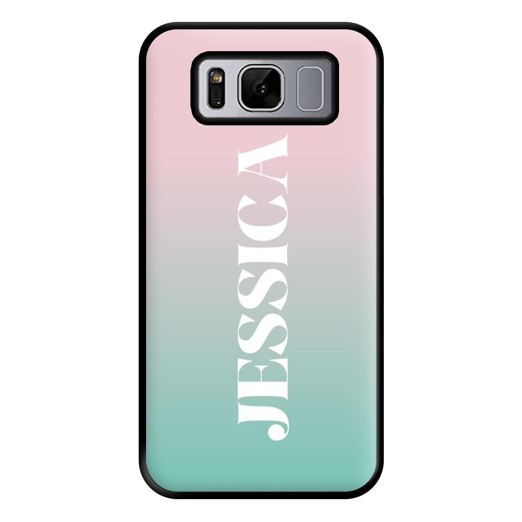 Gradient Personalised Name Galaxy S8 Case