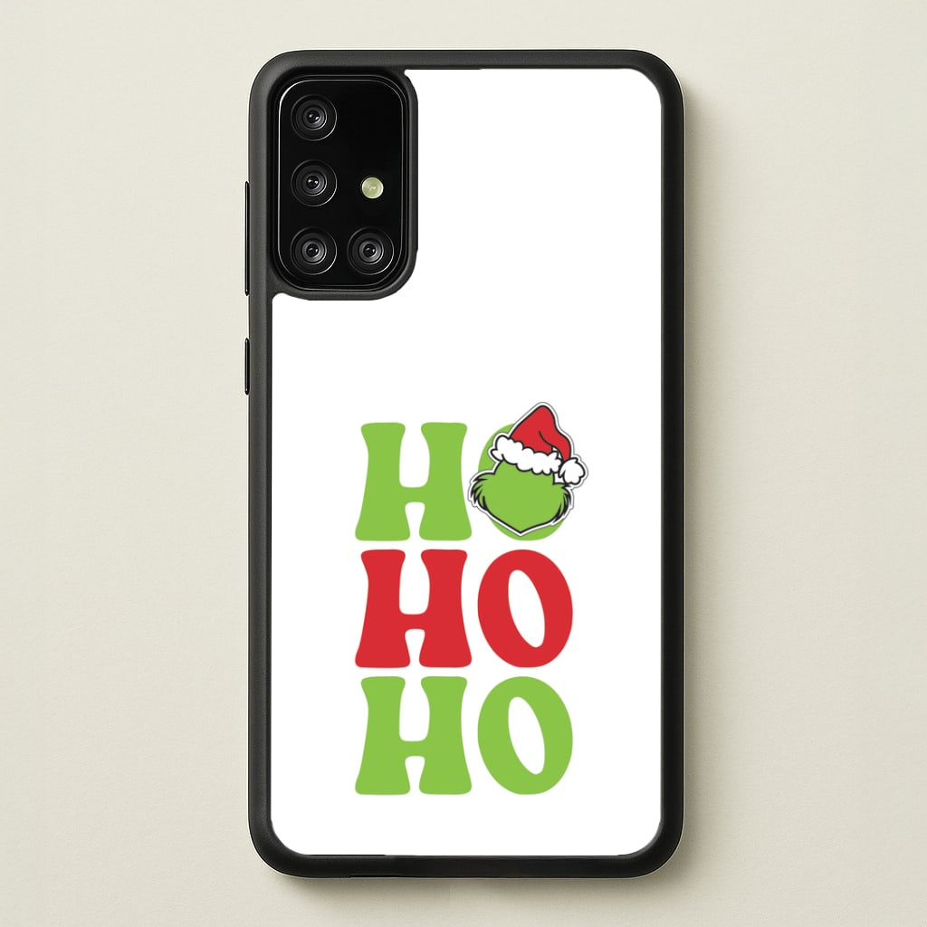 Green Ho Ho Ho Galaxy A71 Case