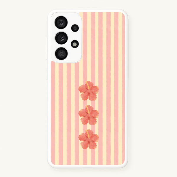 Hibiscus Rays Galaxy A53 Case