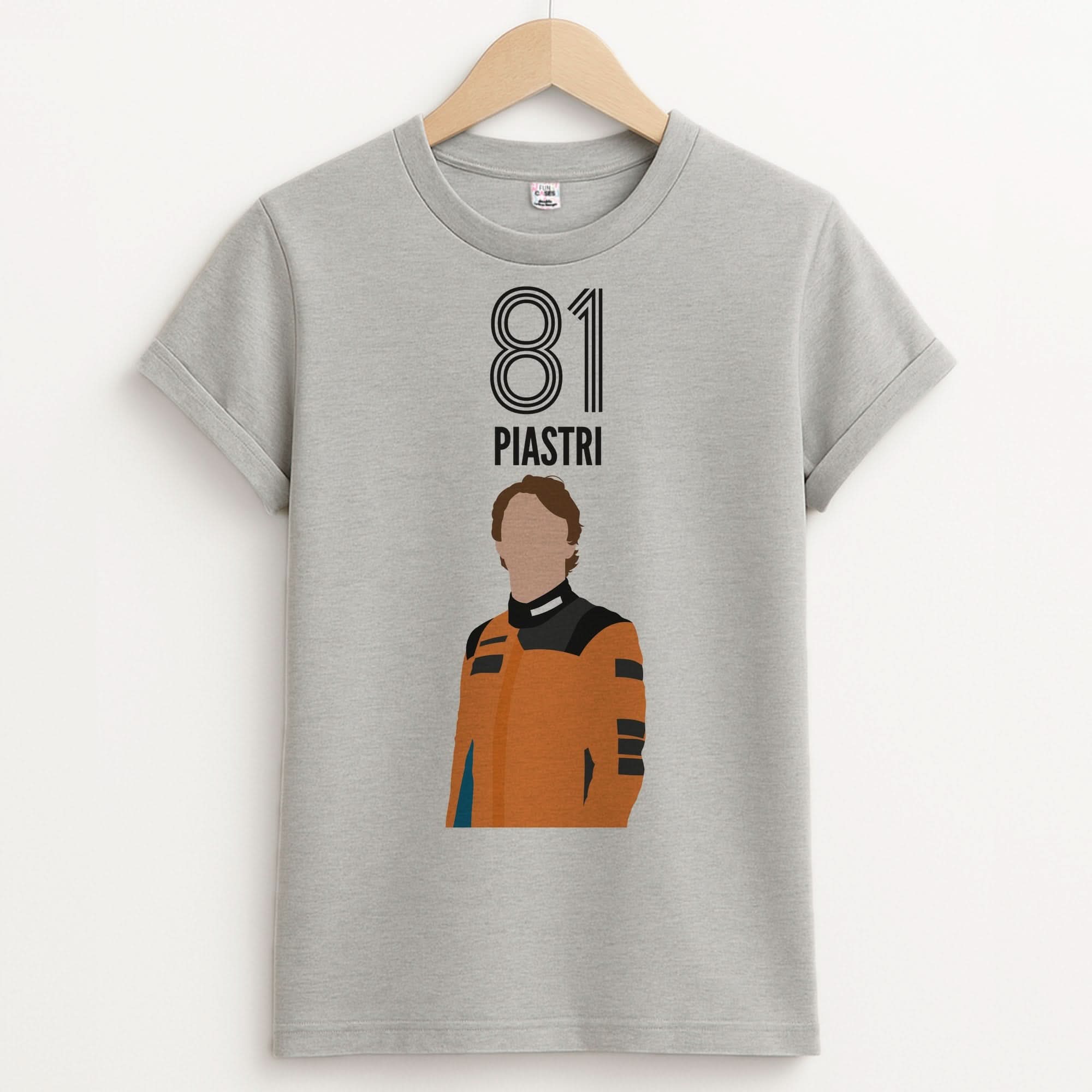 Piastri 2026 Unisex Grey T-Shirt