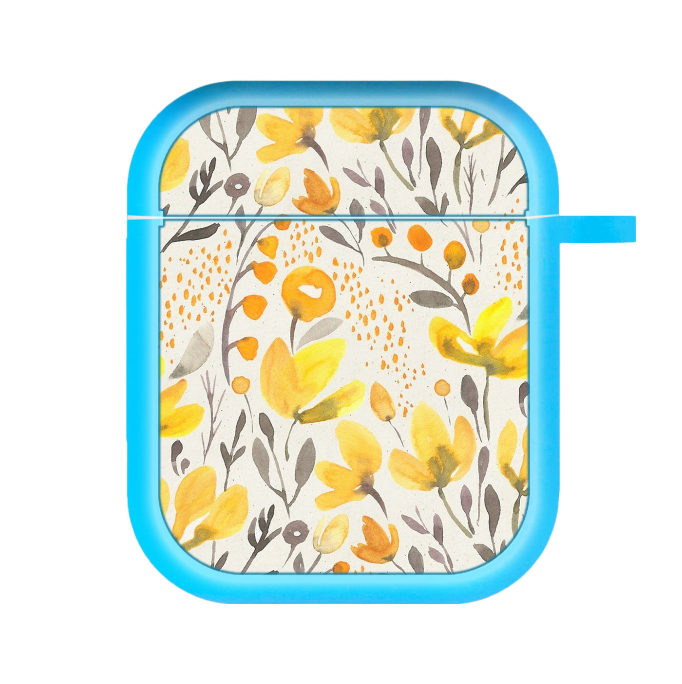 Yellow Field Floral AirPods Case