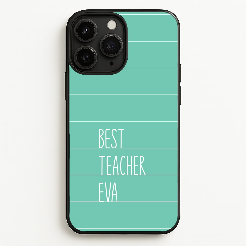 Best Teacher Eva iPhone 11 Pro Max Case