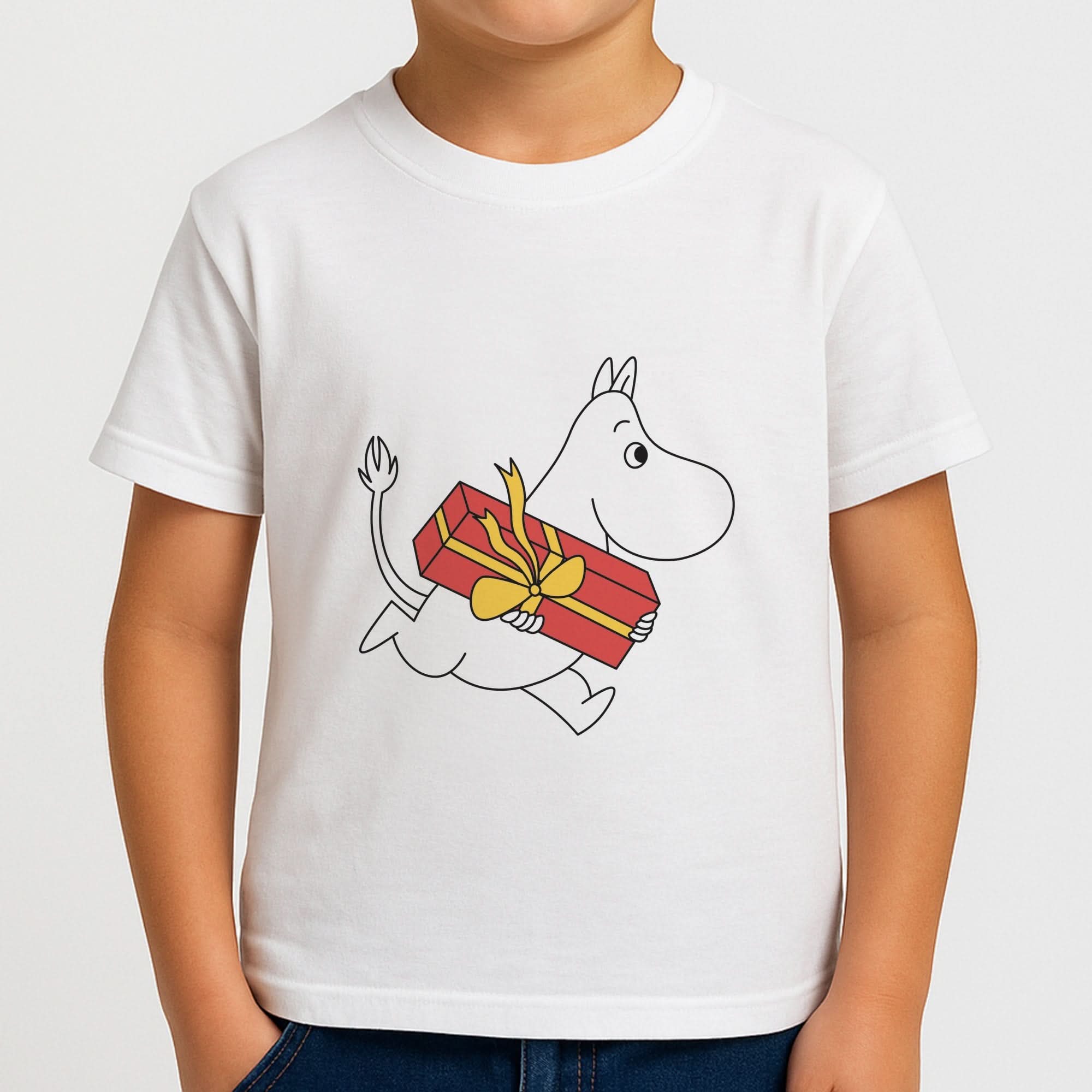 Red Present Moom Boys T-Shirt