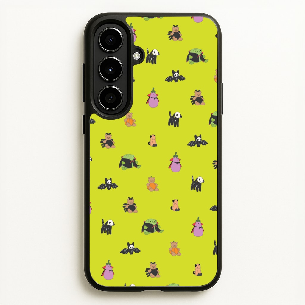 Halloween Plushies Pattern III - Halloween Galaxy A56 Case