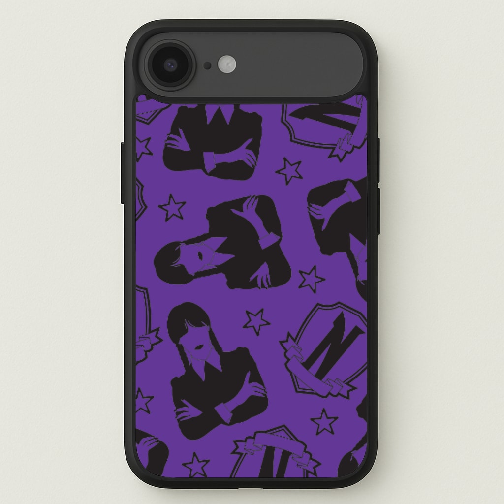 Wednesday Pattern iPhone 17 Air Case