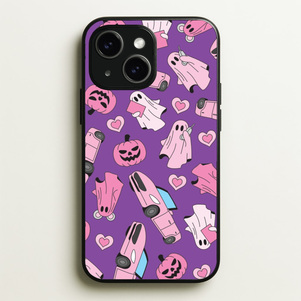 Mean Ghouls Props Pattern iPhone 15 Plus Case