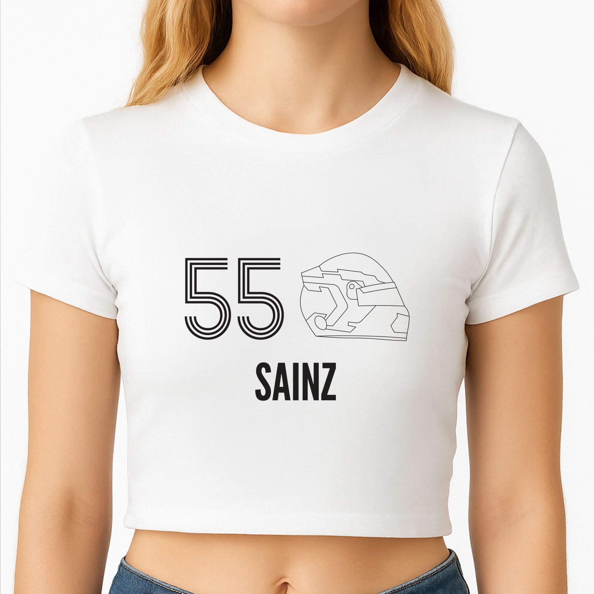 Sainz Helmet 2026 Crop Top