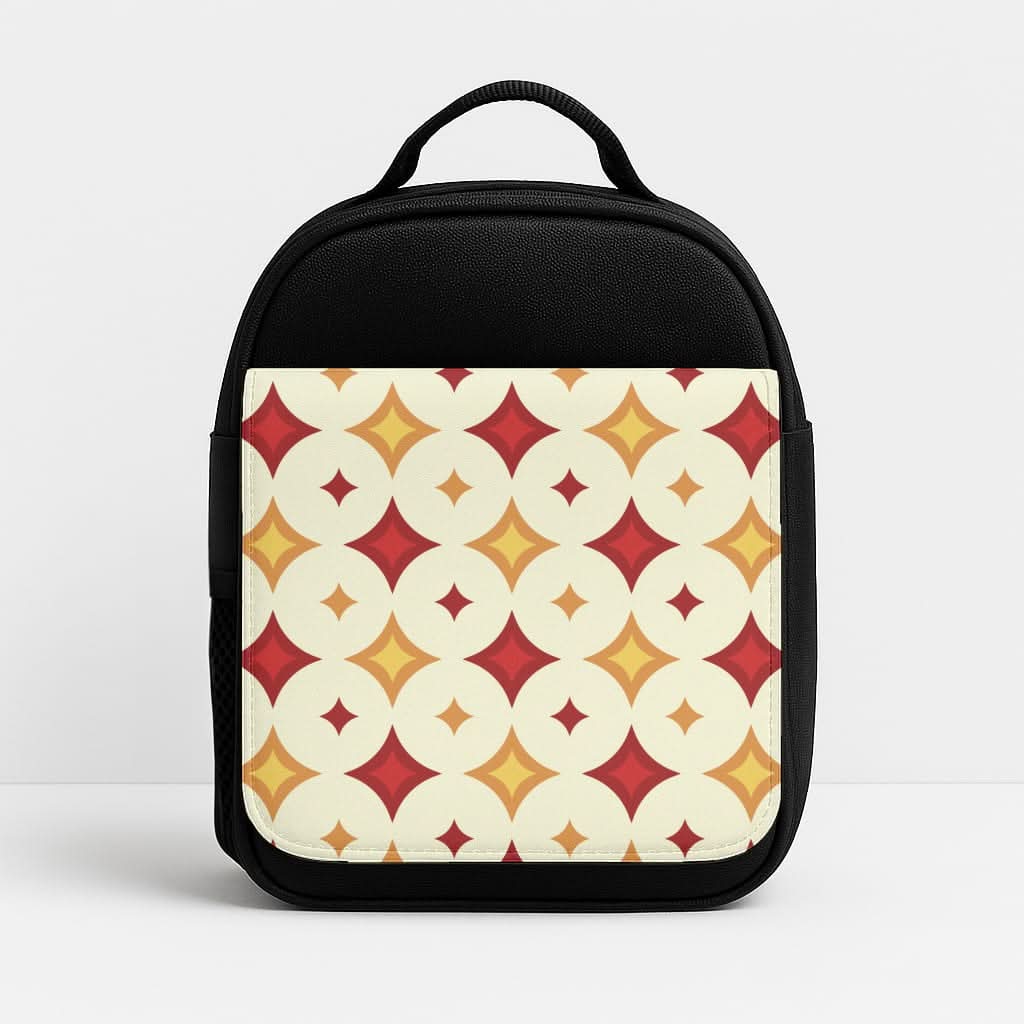 Geometric Christmas Stars Pattern Lunchbox