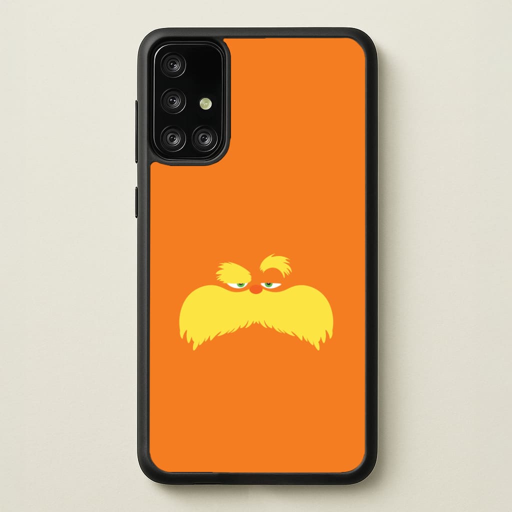 Orange Tree Creature Face Galaxy A71 Case