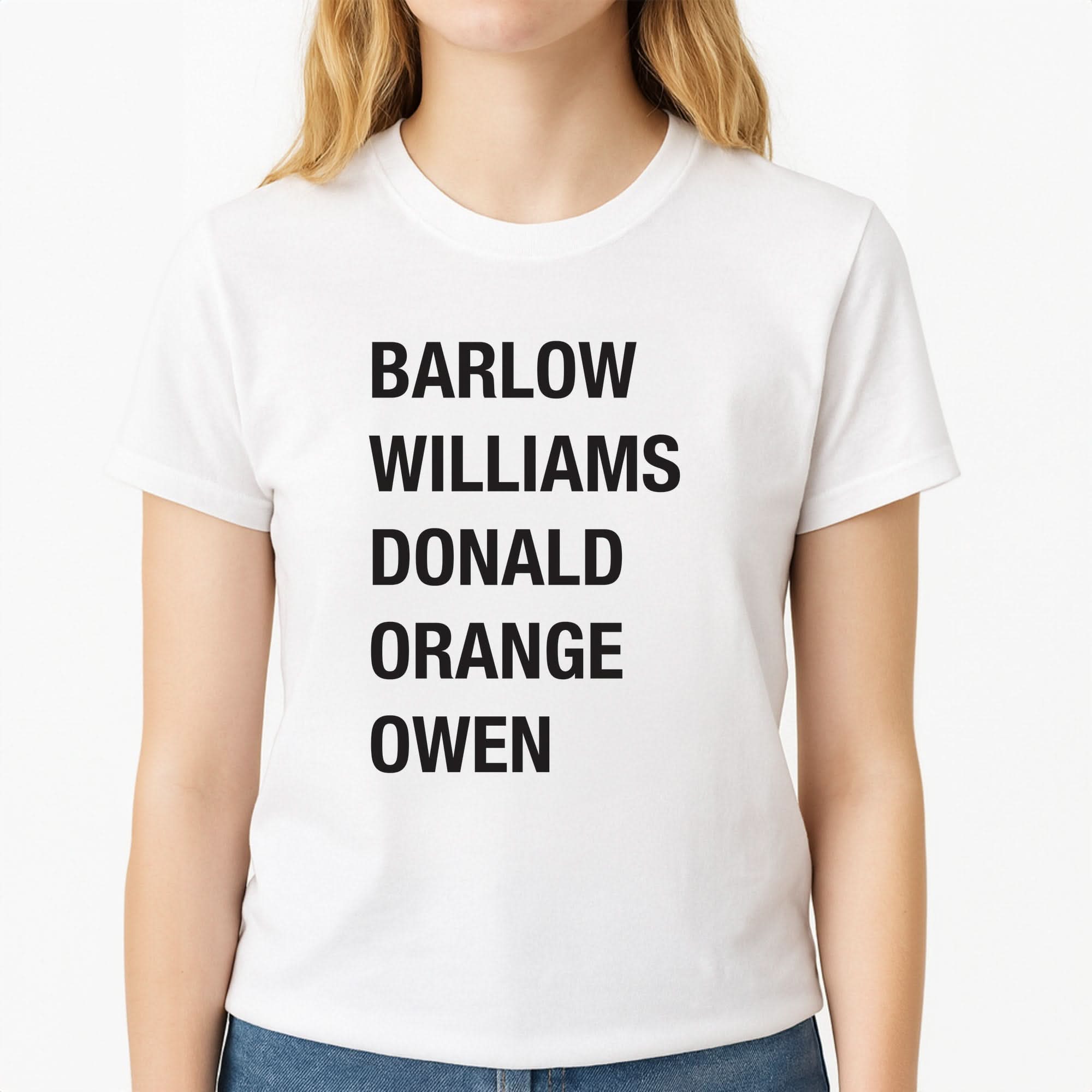 Take Band Members Names Womens T-Shirt