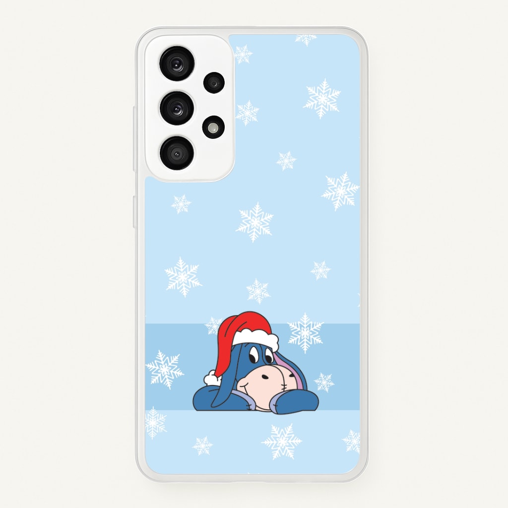 Cartoon Donkey Snowflakes Galaxy A53 Case