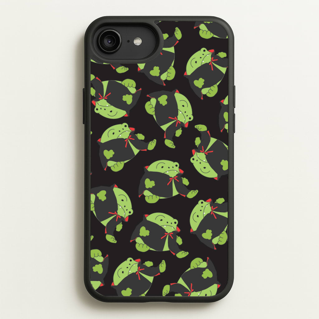 Vampire Frog Pattern - Halloween iPhone 6 Plus / 7 Plus / 8 Plus Case