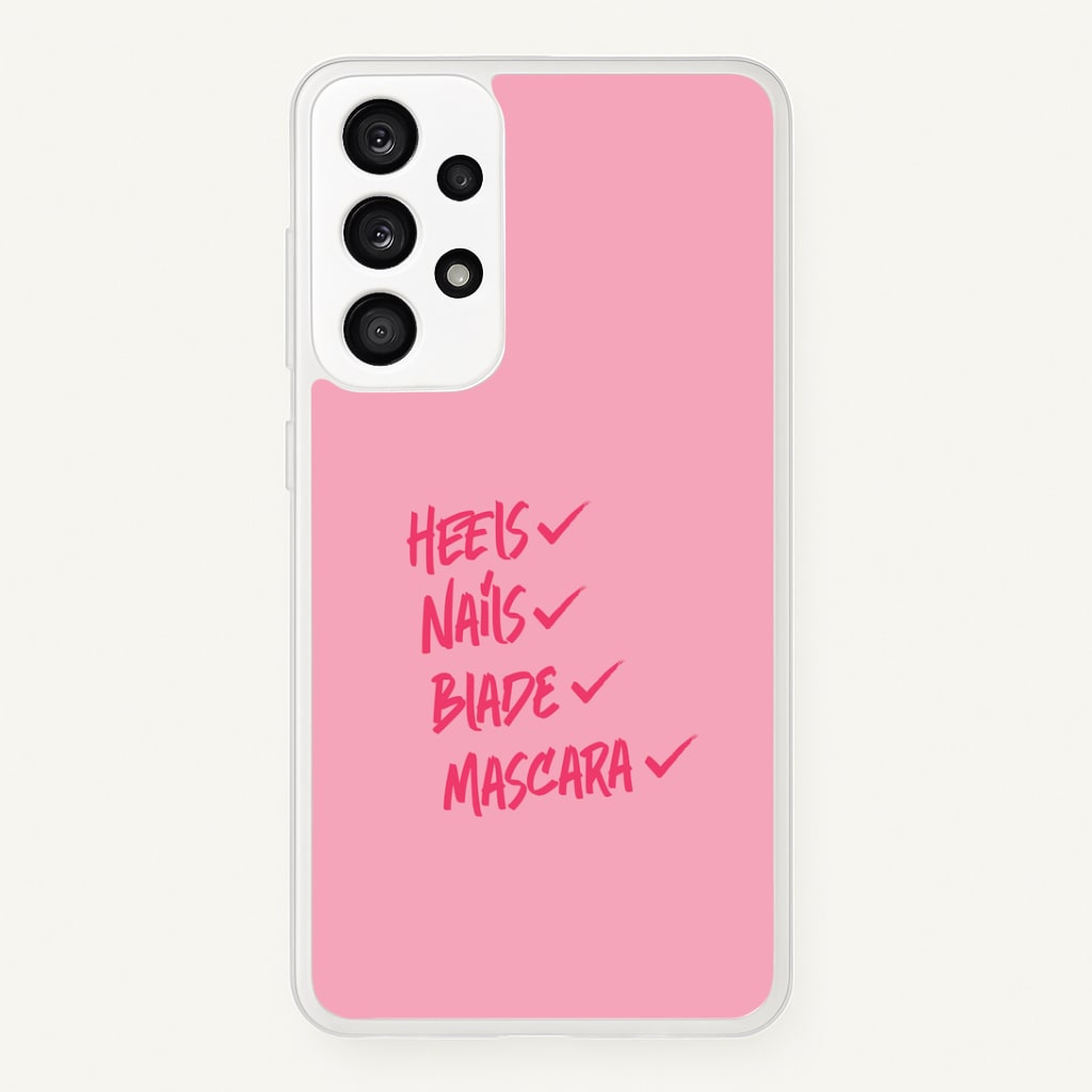 Heels, Nails, Blade, Mascara Galaxy A53 Case