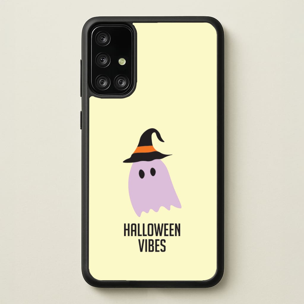 Purple Ghost Halloween Vibes Galaxy A71 Case