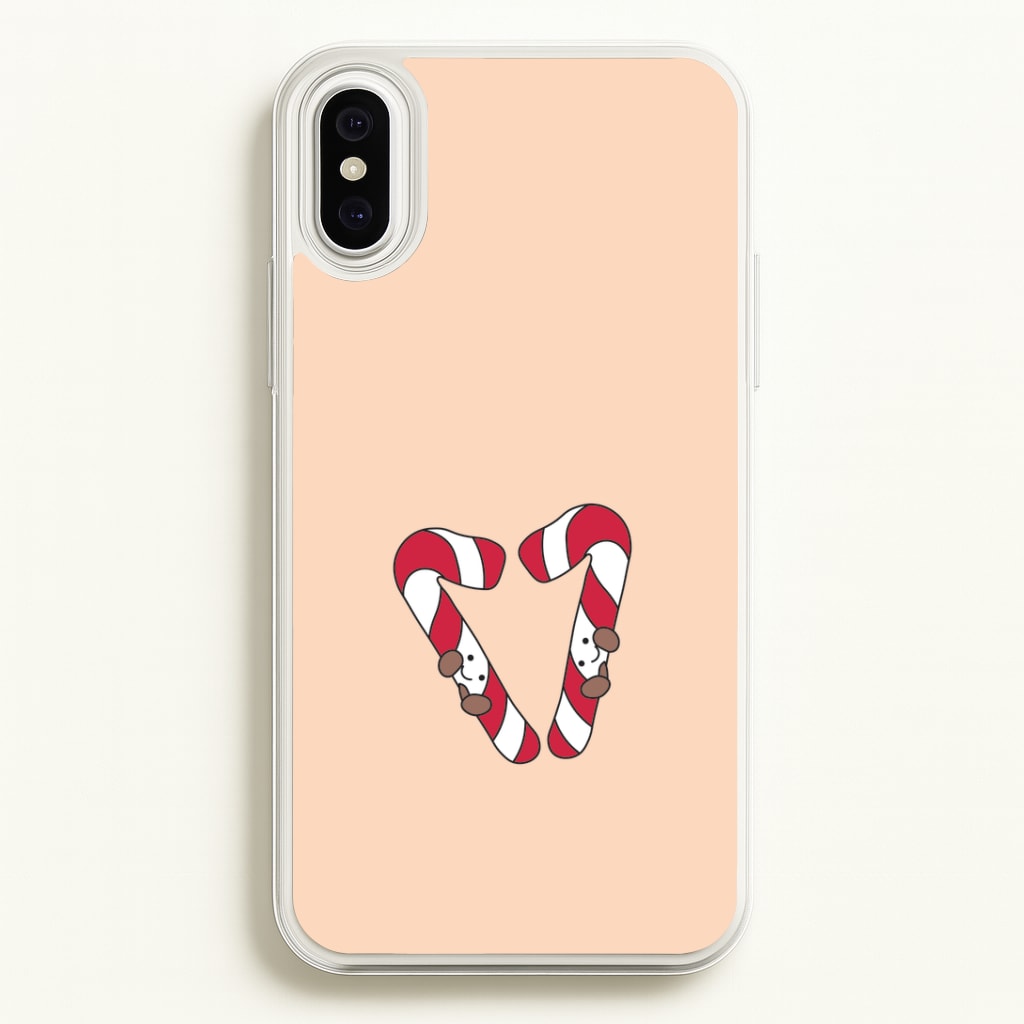 Christmas Candycane Plushies iPhone XS Max Case