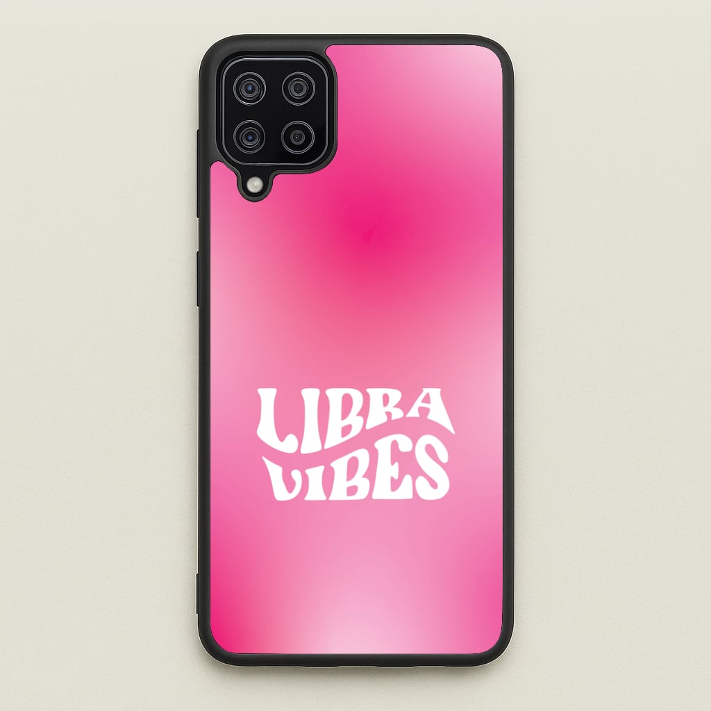Libra Vibes Gradient Zodiac Galaxy A12 Case