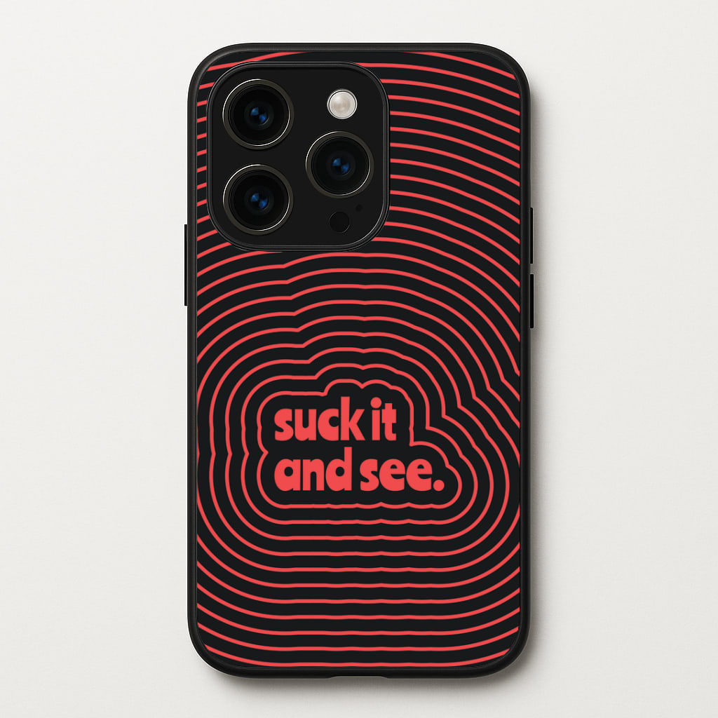 Suck It And See Psychedelic iPhone 14 Pro Max Case