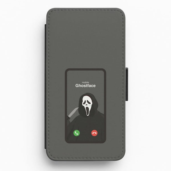 Caller ID Ghostface Flip / Wallet Phone Case