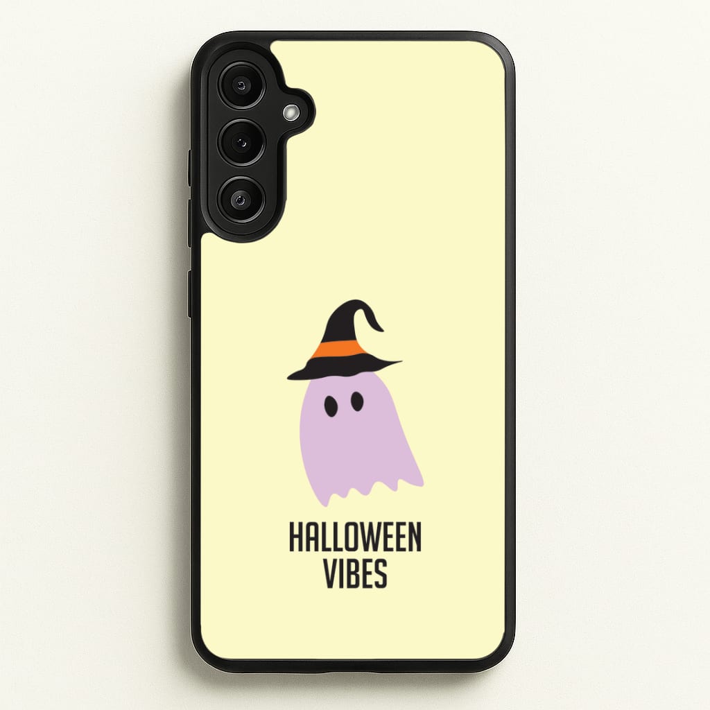Purple Ghost Halloween Vibes Galaxy A34 Case