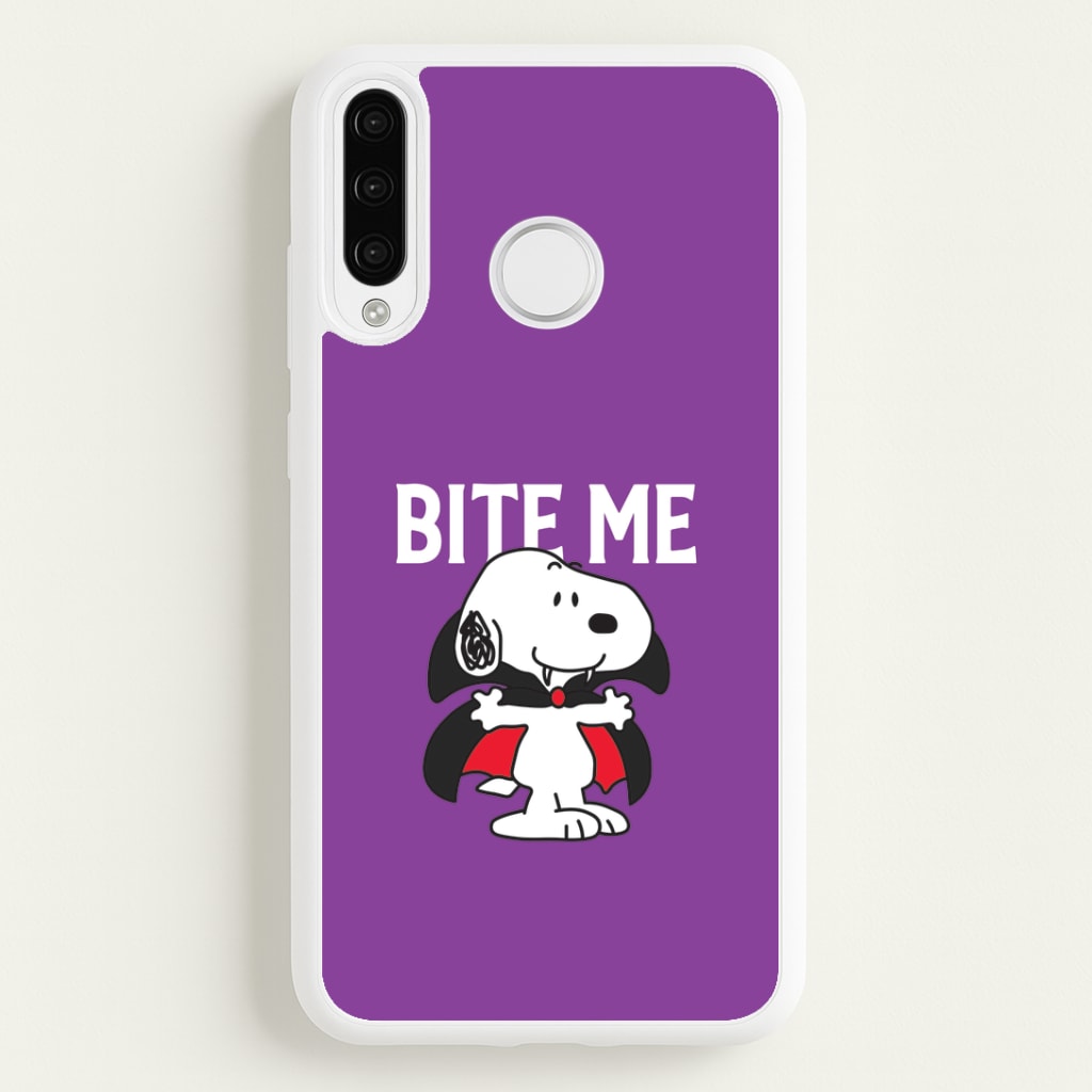 Bite Me Cartoon Beagle Huawei P30 Lite Case