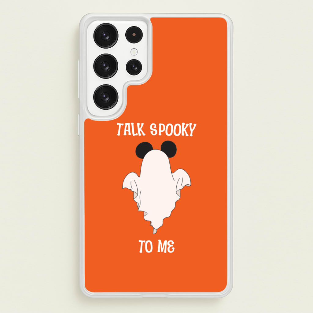 Talk Spooky To Me Mouse Ghost Galaxy S23 Ultra Case