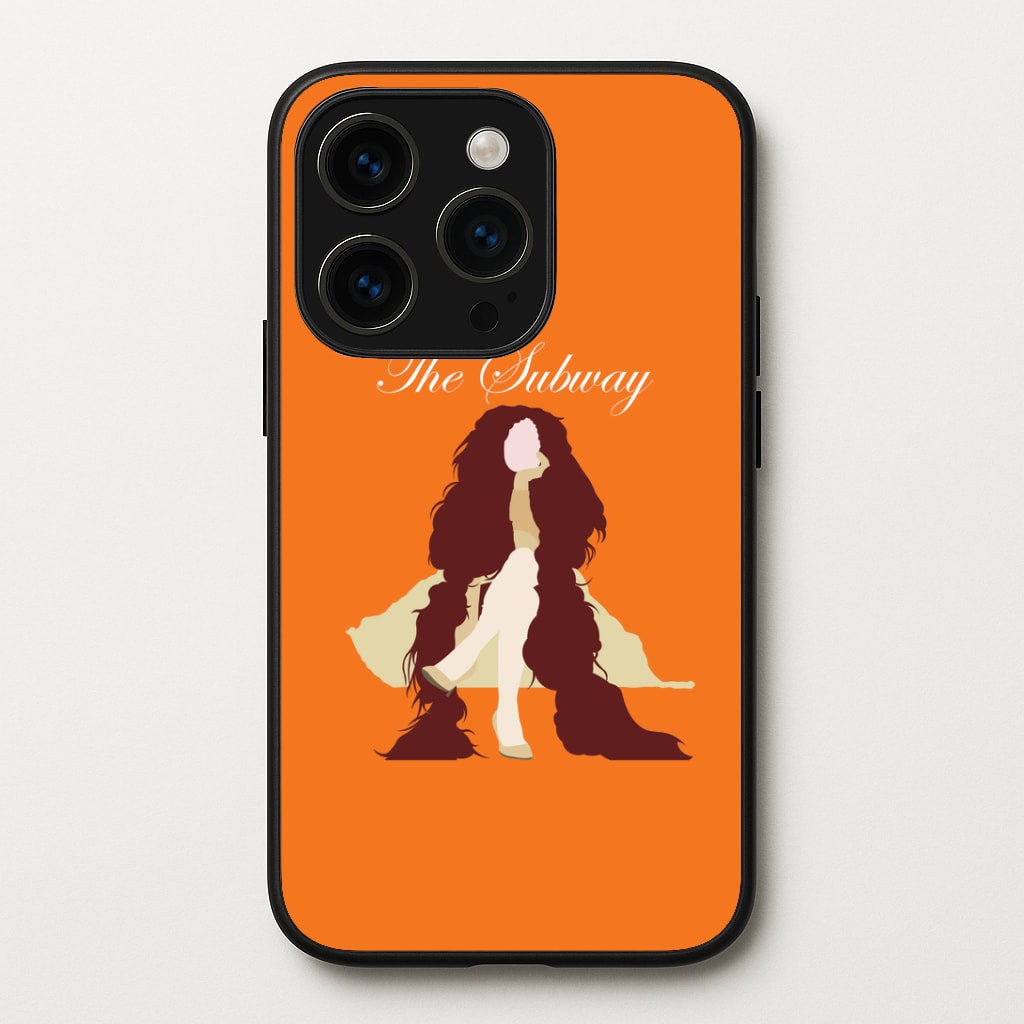Subway Orange iPhone 14 Pro Max Case