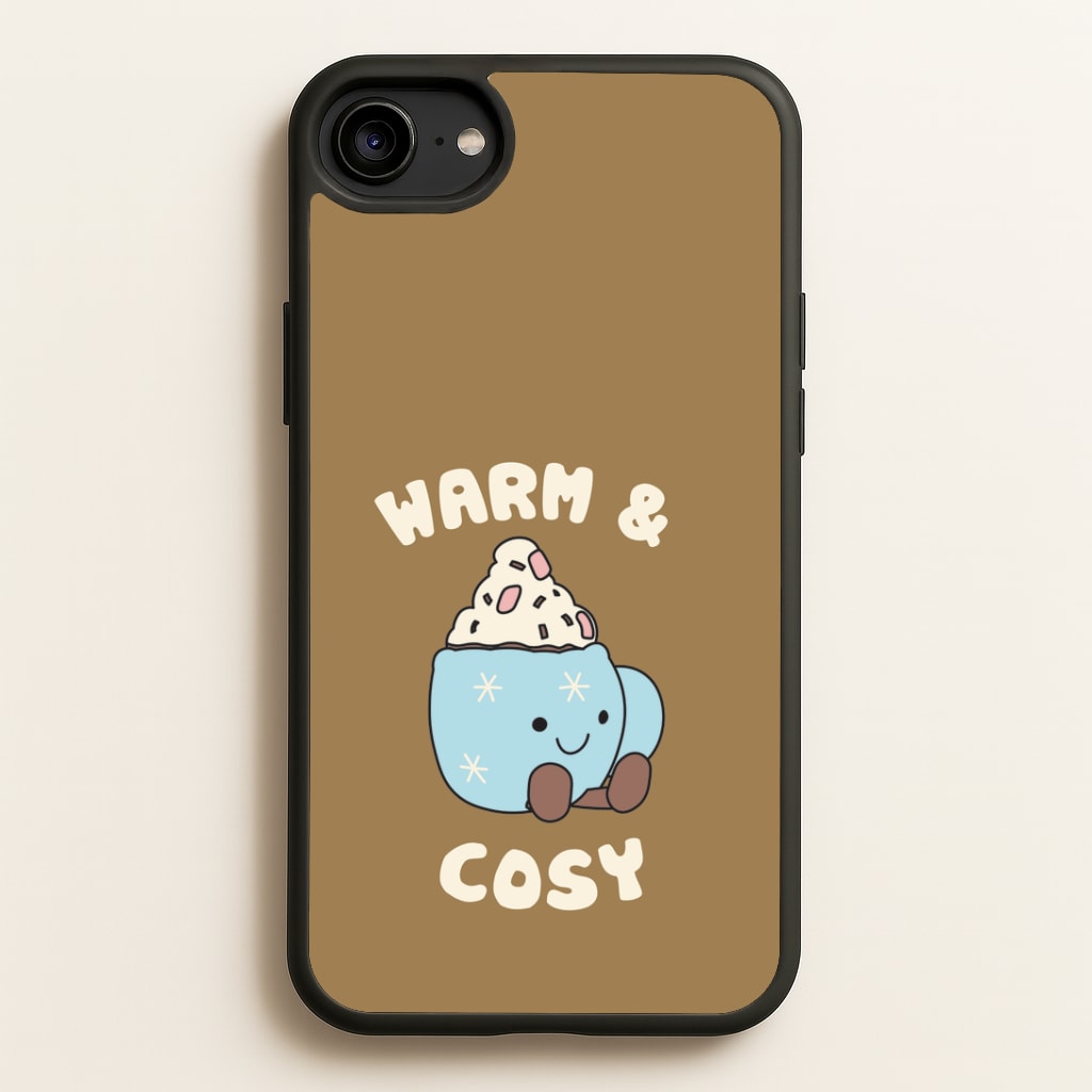 Hot Cocoa Plush Quote iPhone 6 / 7 / 8 / SE Case