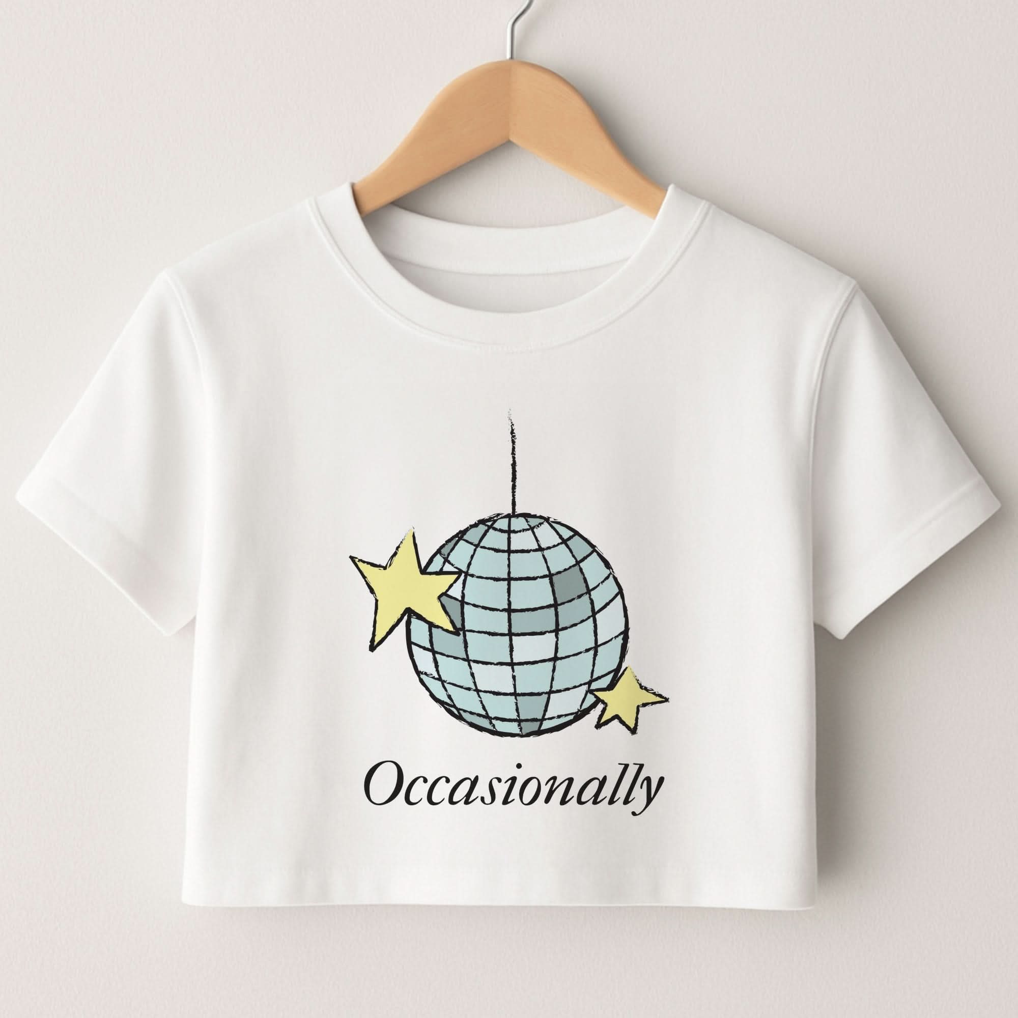 Ocasionally Discoball Crop Top