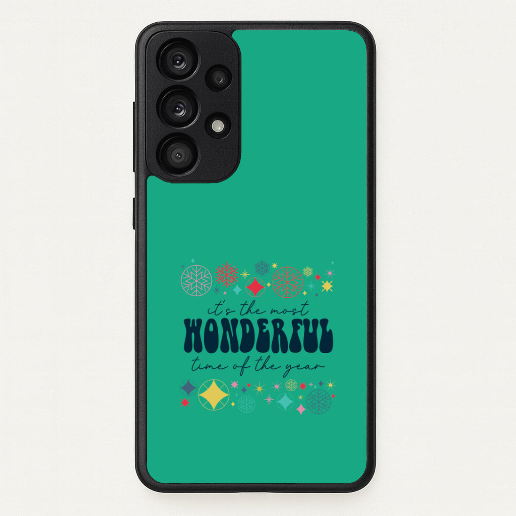 The Most Wonderful Time Of The Year Geometric Galaxy A33 Case