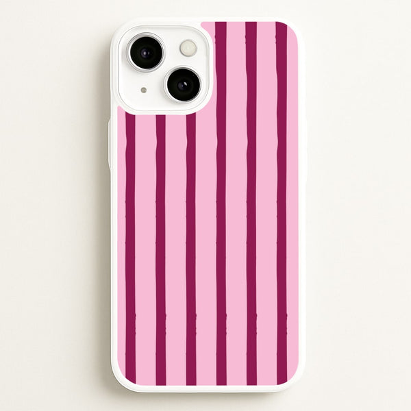 Strawberry Stripes iPhone 13 Case