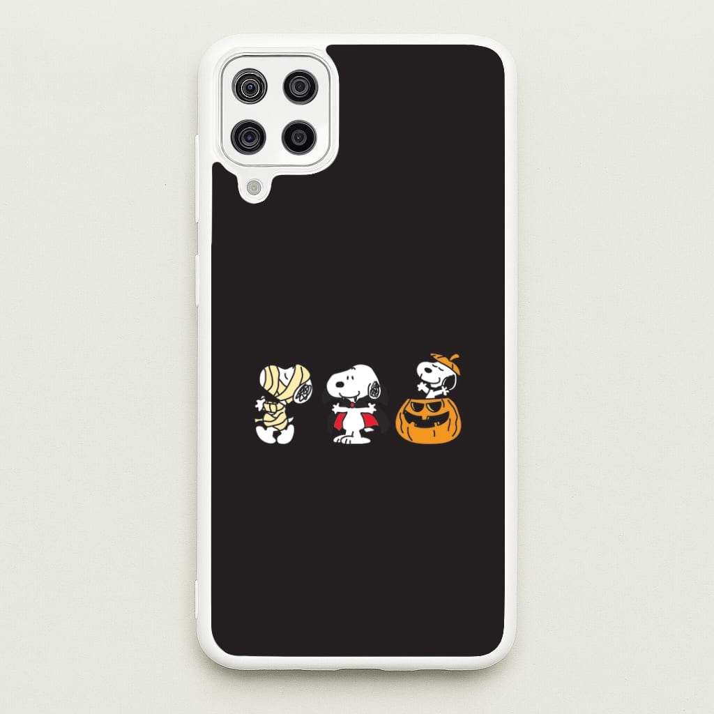 Cartoon Beagle Halloween Costumes Galaxy A12 Case