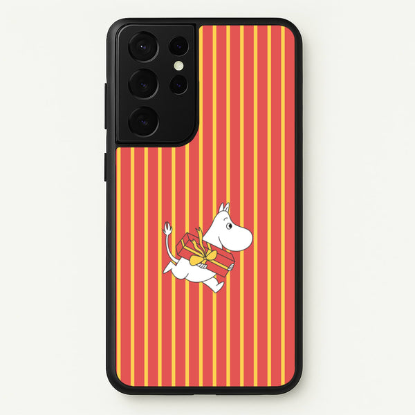 Red Present Moom Galaxy S21 Ultra Case