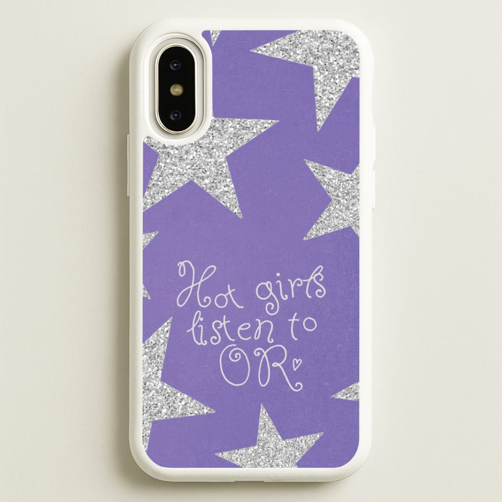 Hot Girls Listen To OR iPhone X / XS Case