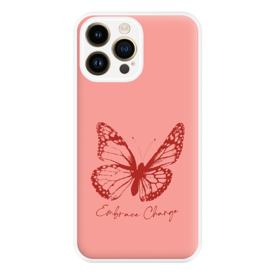 Embrace Change Butterfly iPhone 14 Pro Case