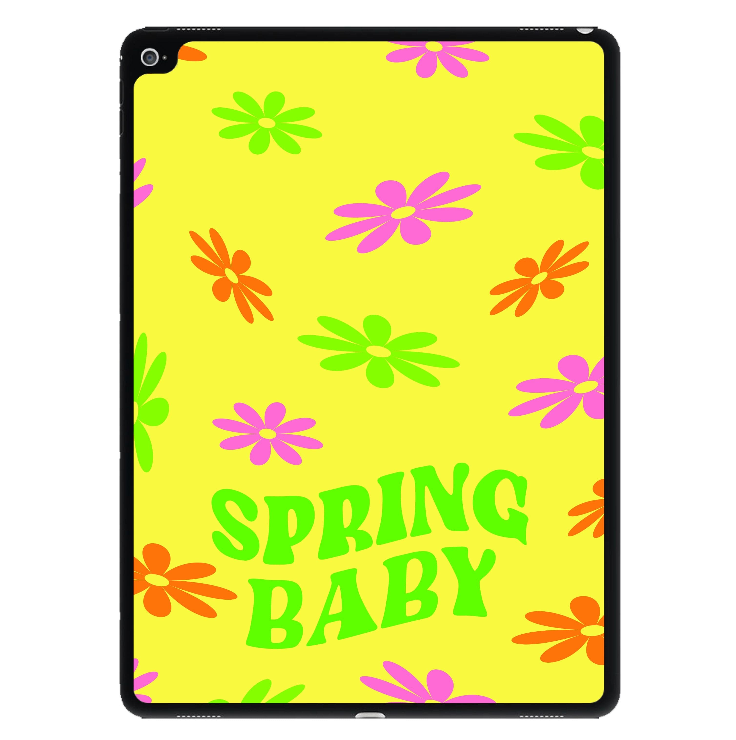 Spring Baby Retro Pattern iPad Case