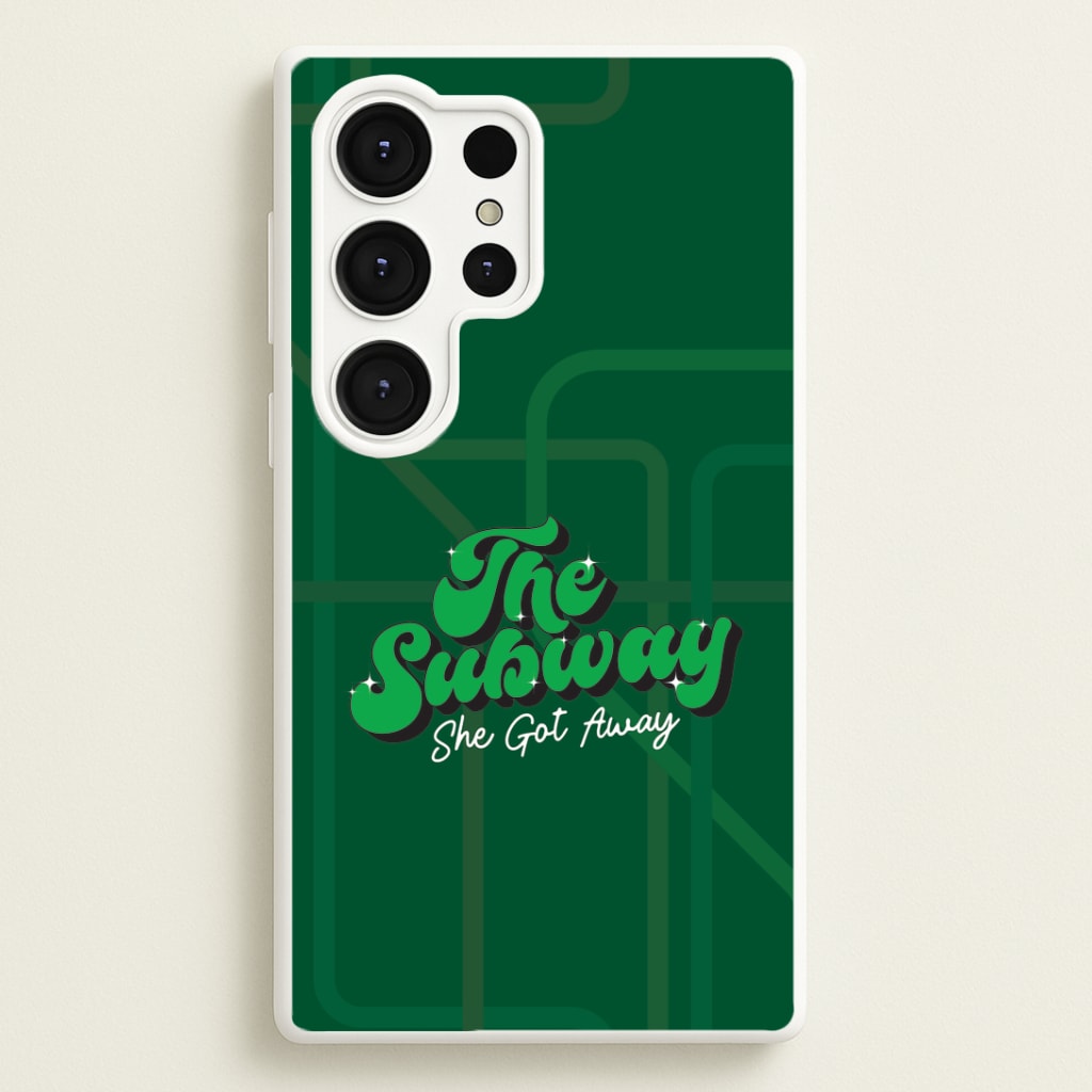 Subway Green Galaxy S25 Ultra Case